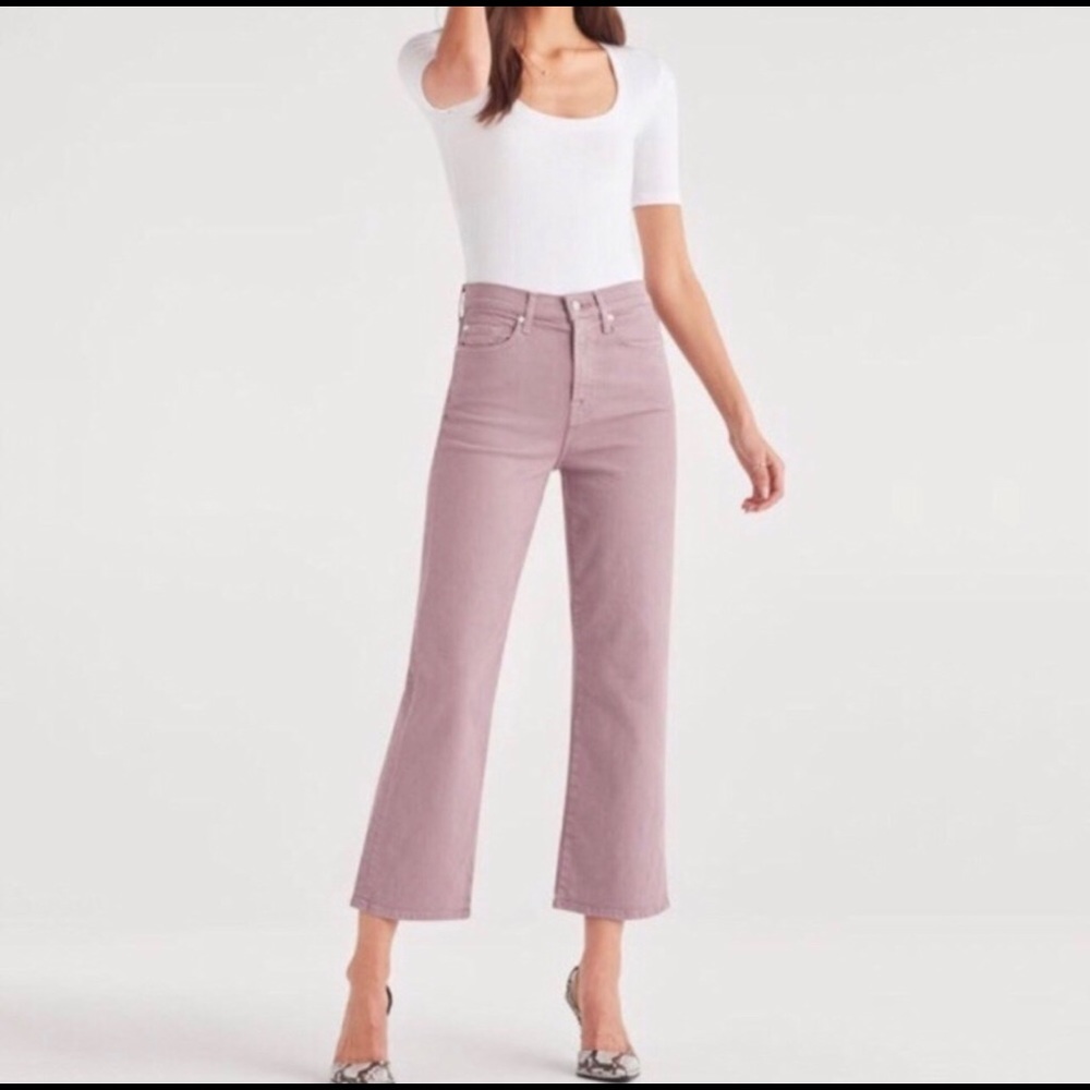 NWT 7 For All Mankind cropped Jean Sz 30